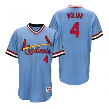 Cardinals Yadier Molina Light Blue 1984 Turn Back the Clock Throwback Jersey