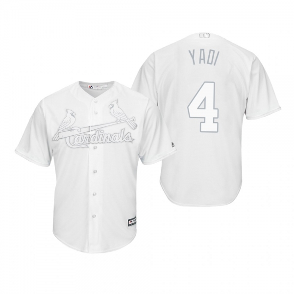 St. Louis Cardinals Yadier Molina Yadi White 2019 Players' Weekend Replica Jersey