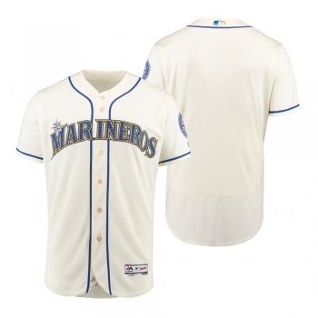 Seattle Mariners Cream Hispanic Heritage Flex Base Team Jersey