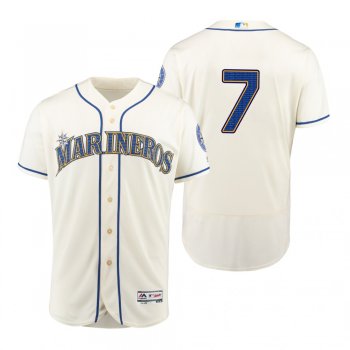 Marco Gonzales Seattle Mariners Cream Hispanic Heritage Flex Base Jersey