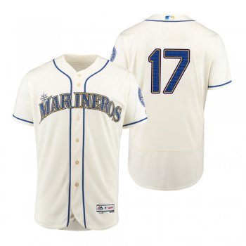 Mitch Haniger Seattle Mariners Cream Hispanic Heritage Flex Base Jersey