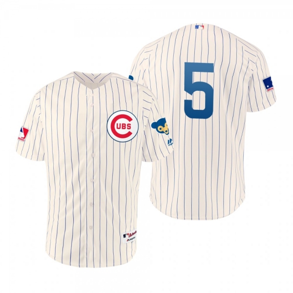 Cubs Albert Almora Jr Cream 1969 Turn Back the Clock Authentic Jersey