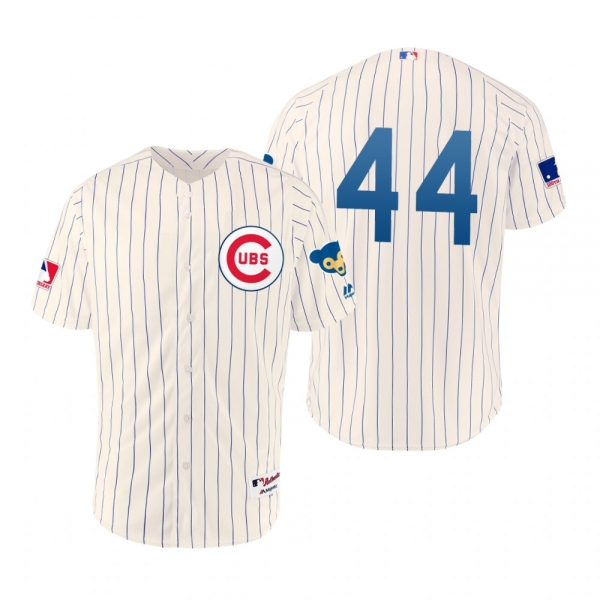 Cubs Anthony Rizzo Cream 1969 Turn Back the Clock Authentic Jersey