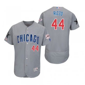 Anthony Rizzo Chicago Cubs Gray Flex Base 2019 MLB All-Star Game Jersey