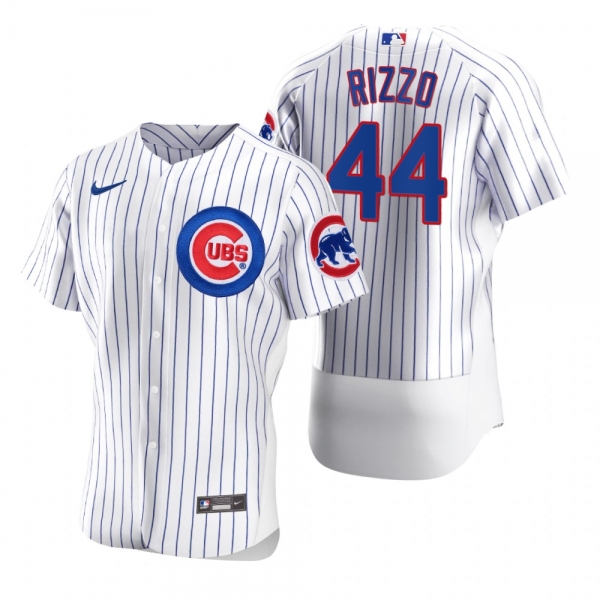 Chicago Cubs Anthony Rizzo Nike White 2020 Authentic Jersey