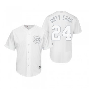 Chicago Cubs Craig Kimbrel Dirty Craig White 2019 Players' Weekend Replica Jersey