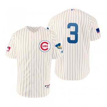 Cubs Daniel Descalso Cream 1969 Turn Back the Clock Authentic Jersey