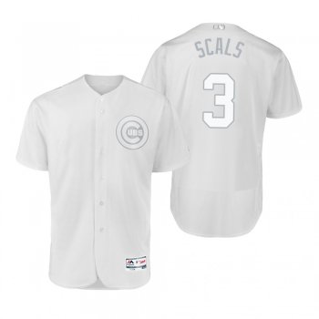 Cubs Daniel Descalso Scals White 2019 Players' Weekend Authentic Jersey