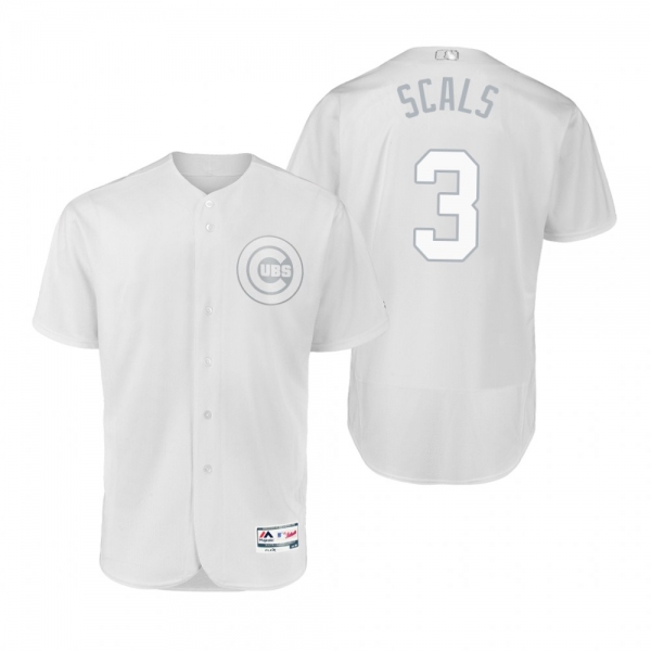 Cubs Daniel Descalso Scals White 2019 Players' Weekend Authentic Jersey