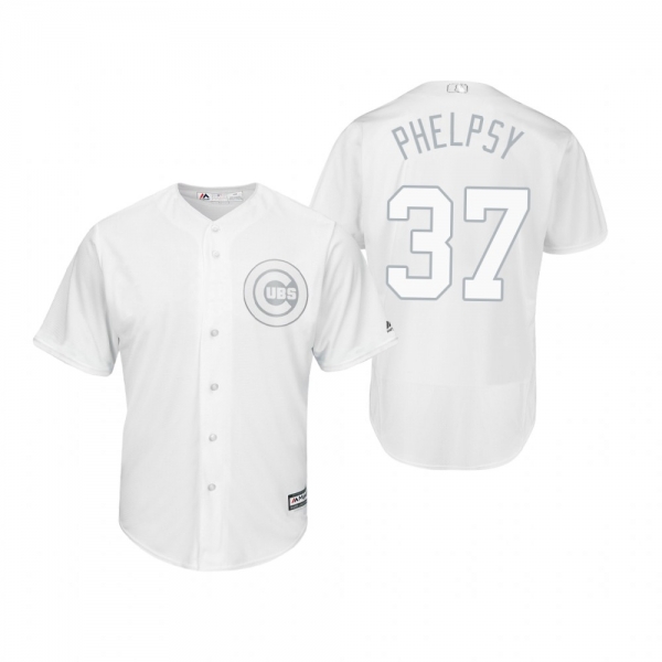 Chicago Cubs David Phelps Phelpsy White 2019 Players' Weekend Replica Jersey