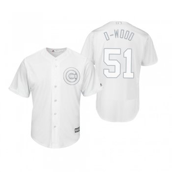 Chicago Cubs Duane Underwood Jr. D-Wood White 2019 Players' Weekend Replica Jersey