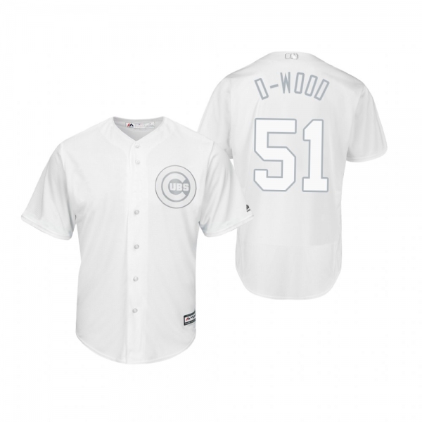 Chicago Cubs Duane Underwood Jr. D-Wood White 2019 Players' Weekend Replica Jersey