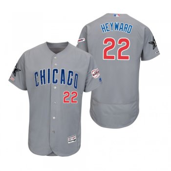 Jason Heyward Chicago Cubs Gray Flex Base 2019 MLB All-Star Game Jersey