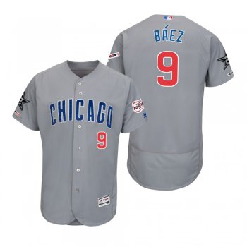 Javier Baez Chicago Cubs Gray Flex Base 2019 MLB All-Star Game Jersey