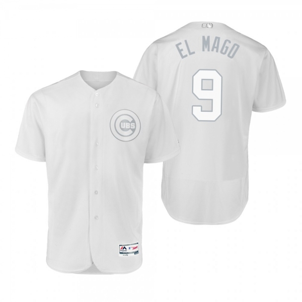 Chicago Cubs Javier Baez El Mago White 2019 Players' Weekend Authentic Jersey