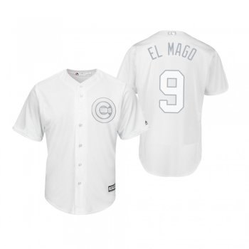 Chicago Cubs Javier Baez El Mago White 2019 Players' Weekend Replica Jersey