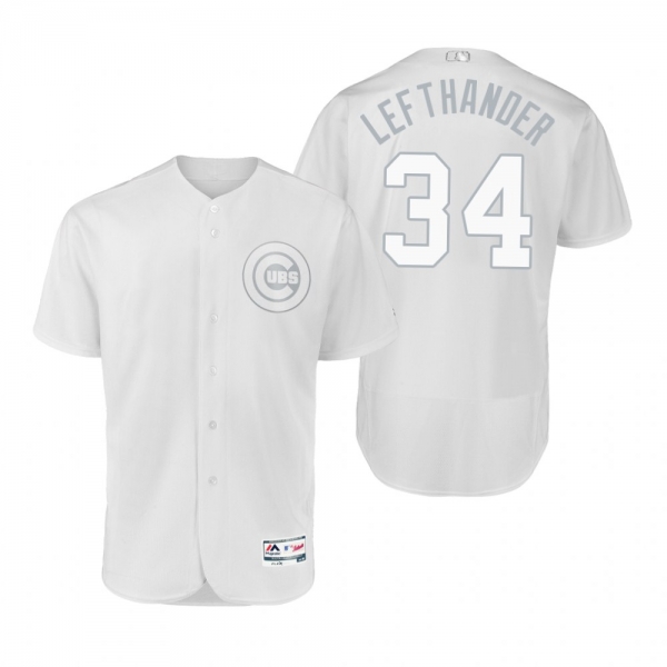 Chicago Cubs Jon Lester Lefthander White 2019 Players' Weekend Authentic Jersey