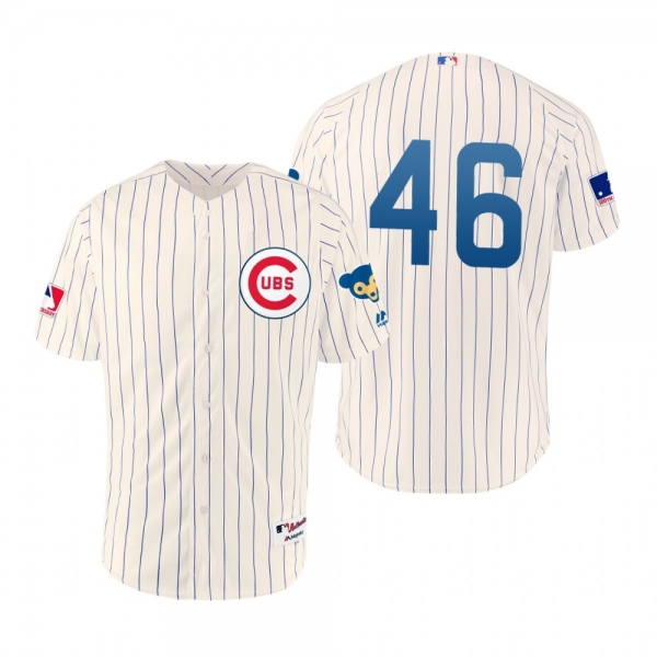 Cubs Pedro Strop Cream 1969 Turn Back the Clock Authentic Jersey