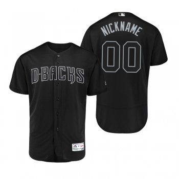 Arizona Diamondbacks Custom Black 2019 Players' Weekend Nickname Authentic Jersey