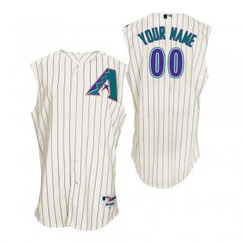 Diamondbacks Custom White Turn Back the Clock Authentic Jersey