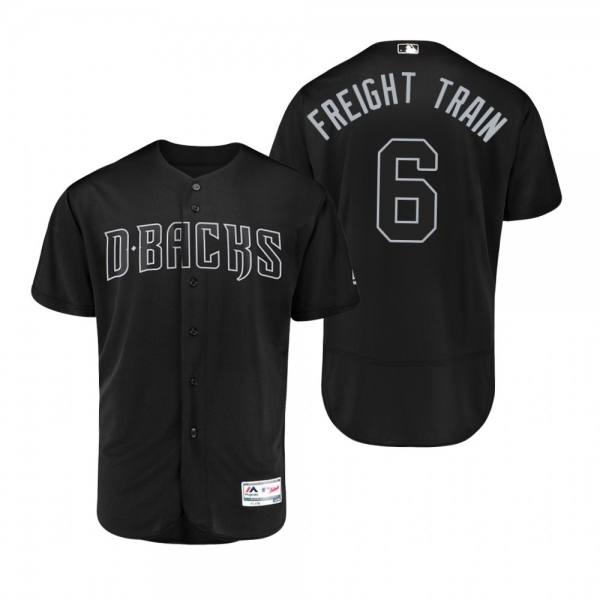 Diamondbacks David Peralta Freight Train Black 2019 Players' Weekend Authentic Jersey