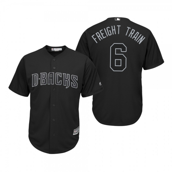 Arizona Diamondbacks David Peralta Freight Train Black 2019 Players' Weekend Replica Jersey