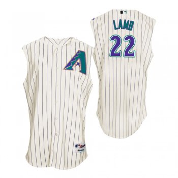 Diamondbacks Jake Lamb White Turn Back the Clock Authentic Jersey