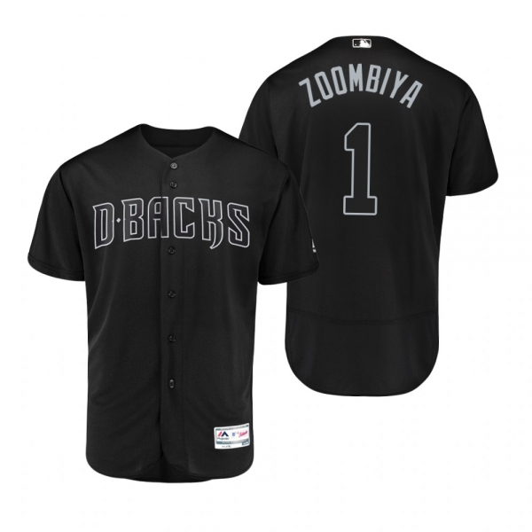 Arizona Diamondbacks Jarrod Dyson Zoombiya Black 2019 Players' Weekend Authentic Jersey