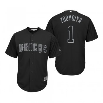 Arizona Diamondbacks Jarrod Dyson Zoombiya Black 2019 Players' Weekend Replica Jersey