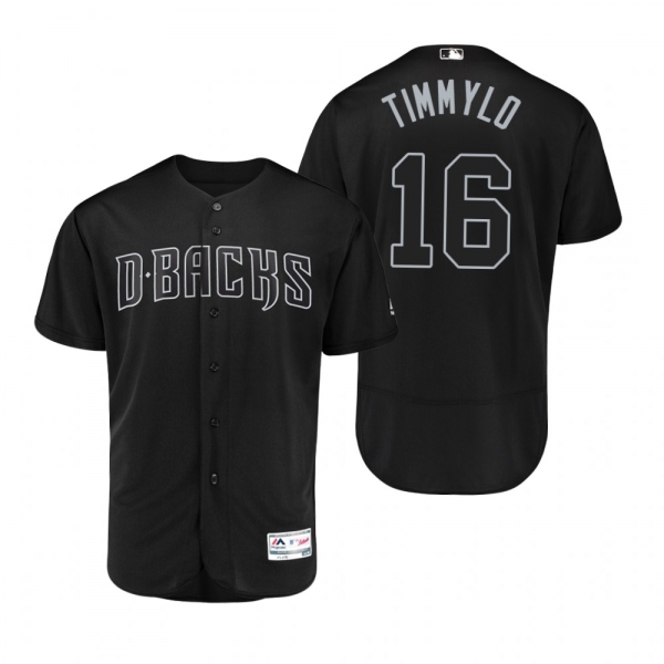 Diamondbacks Tim Locastro Timmylo Black 2019 Players' Weekend Authentic Jersey