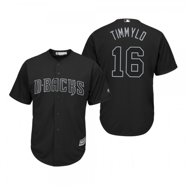 Arizona Diamondbacks Tim Locastro Timmylo Black 2019 Players' Weekend Replica Jersey