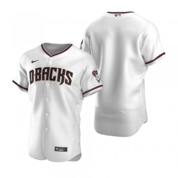 Arizona Diamondbacks Nike White Crimson Authentic Home Jersey