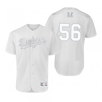 Los Angeles Dodgers Adam Kolarek AK White 2019 Players' Weekend Authentic Jersey