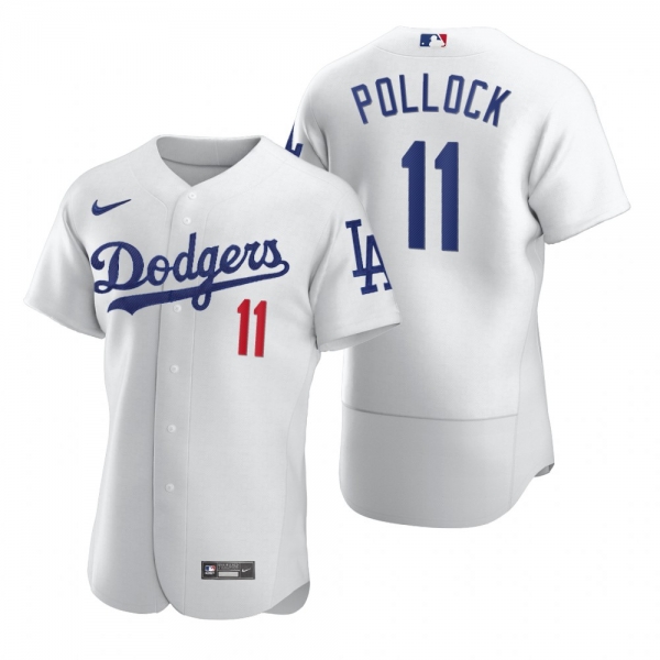 Los Angeles Dodgers A.J. Pollock Nike White 2020 Authentic Jersey