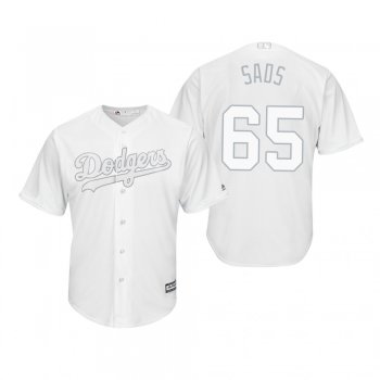 Los Angeles Dodgers Casey Sadler Sads White 2019 Players' Weekend Replica Jersey