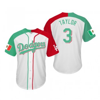 Chris Taylor Los Angeles Dodgers Two-Tone Mexican Heritage Night Cool Base Jersey