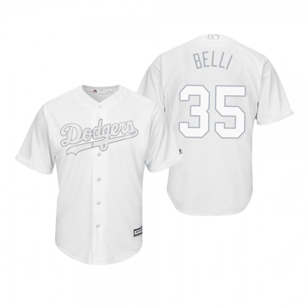 Los Angeles Dodgers Cody Bellinger Belli White 2019 Players' Weekend Replica Jersey