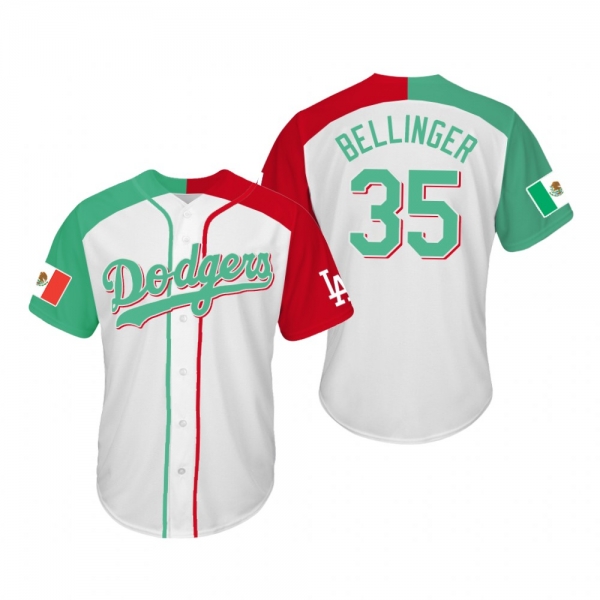 Cody Bellinger Los Angeles Dodgers Two-Tone Mexican Heritage Night Cool Base Jersey