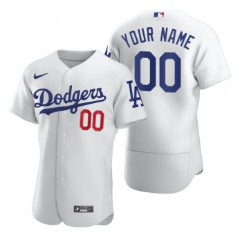 Los Angeles Dodgers Custom Nike White 2020 Authentic Jersey