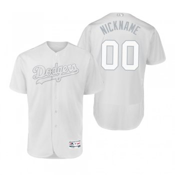 Los Angeles Dodgers Custom White 2019 Players' Weekend Nickname Authentic Jersey