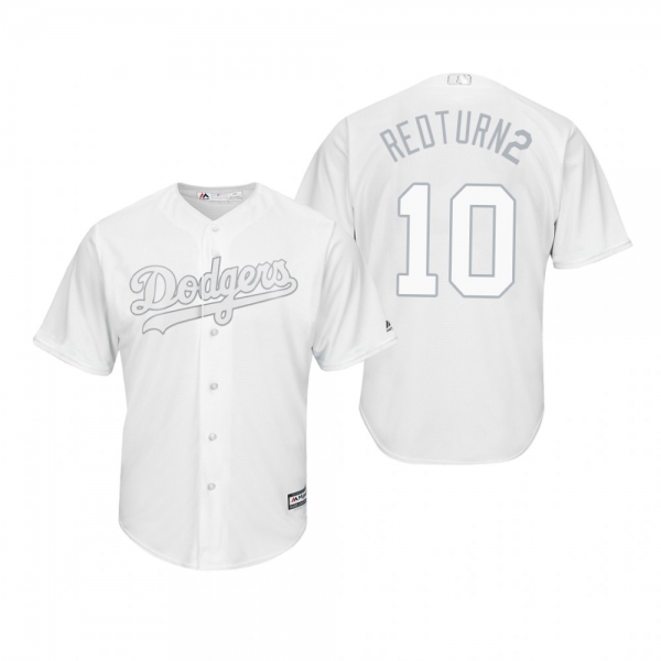 Los Angeles Dodgers Justin Turner Redturn2 White 2019 Players' Weekend Replica Jersey