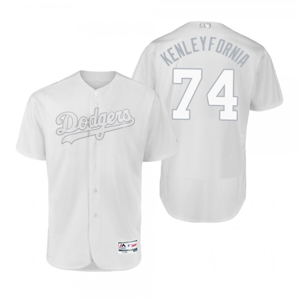 Los Angeles Dodgers Kenley Jansen Kenleyfornia White 2019 Players' Weekend Authentic Jersey