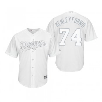 Los Angeles Dodgers Kenley Jansen Kenleyfornia White 2019 Players' Weekend Replica Jersey