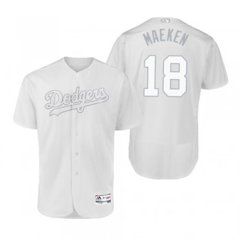 Los Angeles Dodgers Kenta Maeda Maeken White 2019 Players' Weekend Authentic Jersey