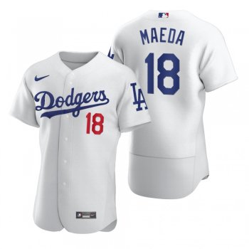 Los Angeles Dodgers Kenta Maeda Nike White 2020 Authentic Jersey