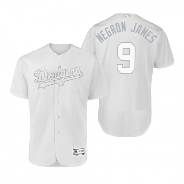 Los Angeles Dodgers Kristopher Negron Negron James White 2019 Players' Weekend Authentic Jersey