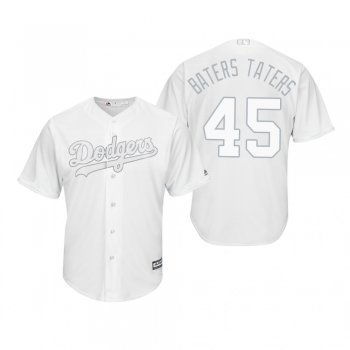 Los Angeles Dodgers Matt Beaty Baters Taters White 2019 Players' Weekend Replica Jersey