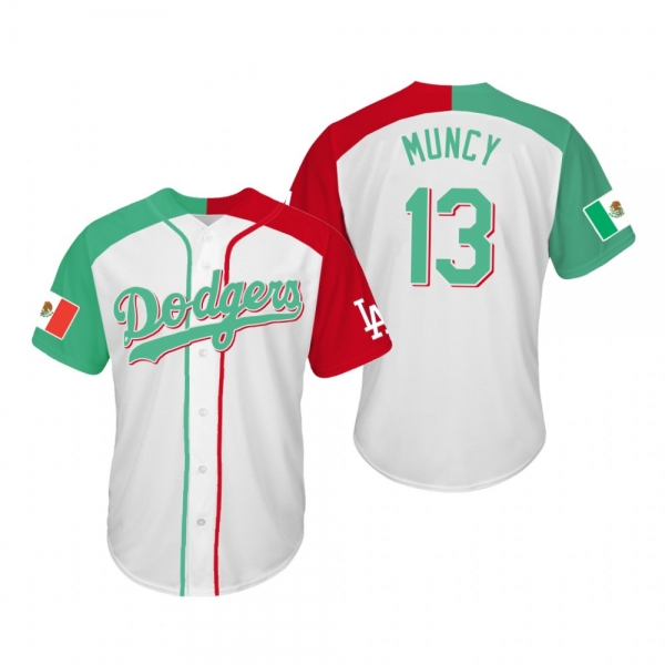 Max Muncy Los Angeles Dodgers Two-Tone Mexican Heritage Night Cool Base Jersey