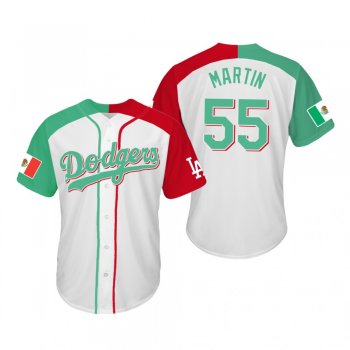 Russell Martin Los Angeles Dodgers Two-Tone Mexican Heritage Night Cool Base Jersey