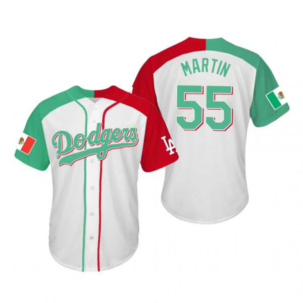 Russell Martin Los Angeles Dodgers Two-Tone Mexican Heritage Night Cool Base Jersey